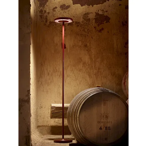 Lampada da terra Sol Rossomosto di Rotaliana