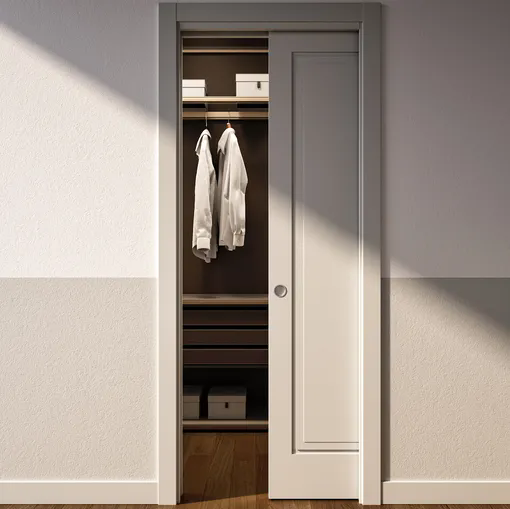 Porta a scomparsa per interni And in laccato opaco di Albed