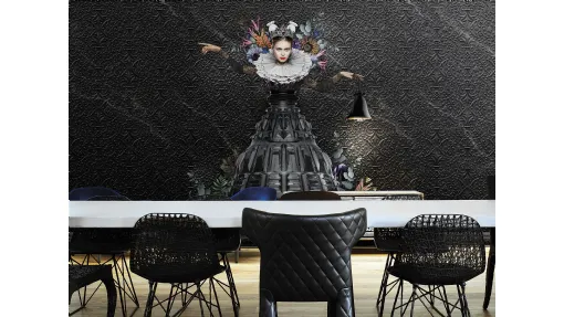 Carta da parati raffigurante la regina di Marcel Wanders Athena di London Art