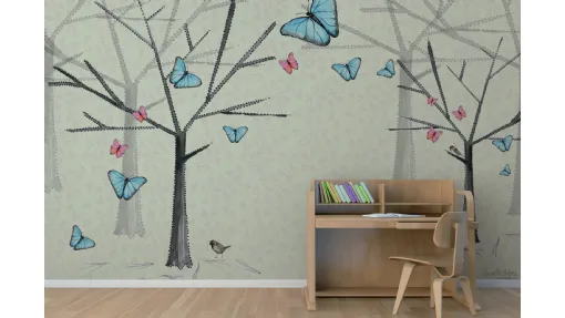 Carta da parati Butterfly di Glamora