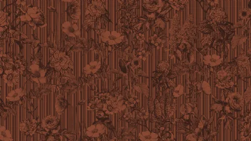 Carta da parati Fiori Tra le Righe di Creativespace