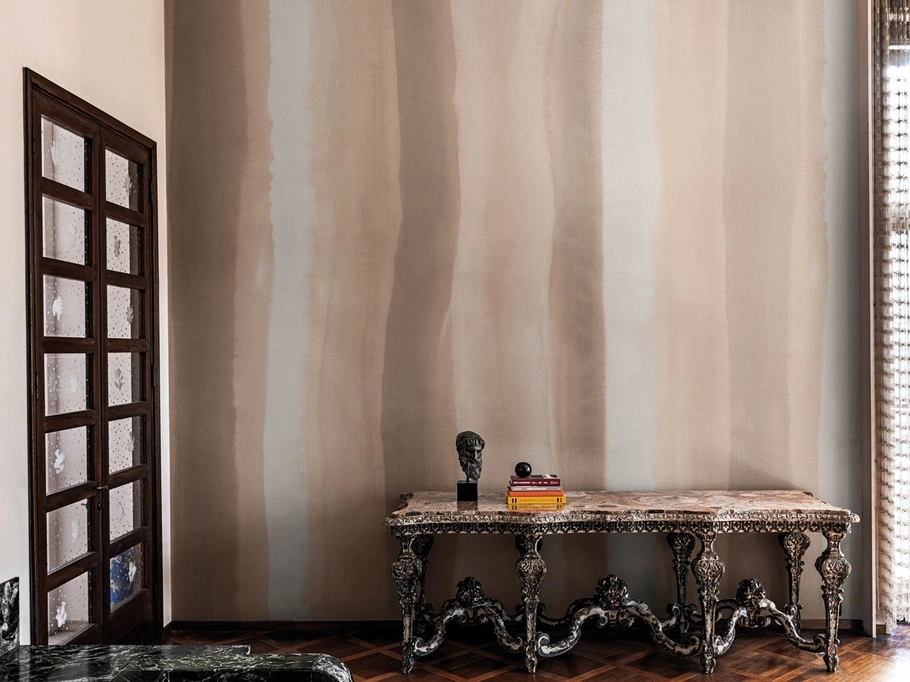 Carta da parati Soft Stripe Clouds di London Art