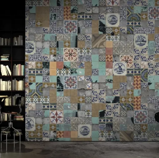 Carta da parati Tiled Up di Glamora