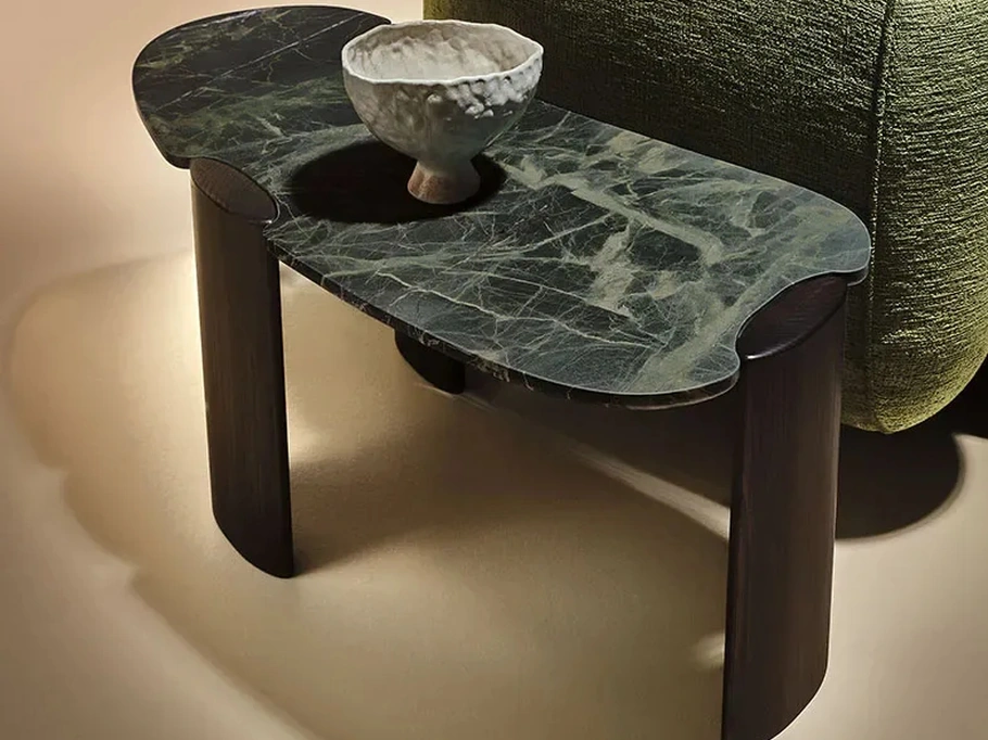 Tavolino Inlay in marmo di Nature Design