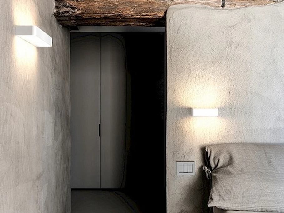 Lampada da parete in alluminio Frame di Rotaliana