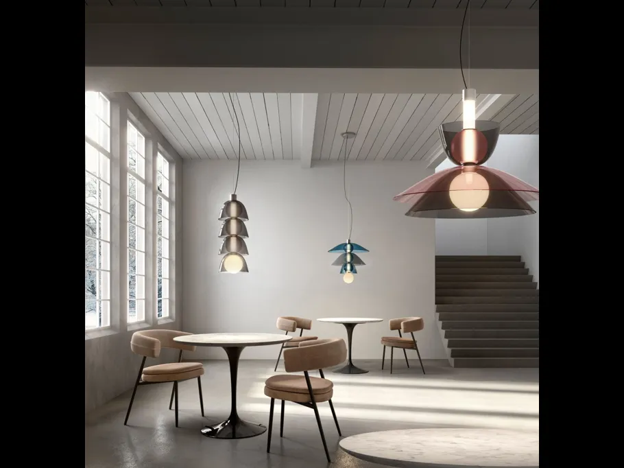 Lampada a sospensione Gems di Pentalight