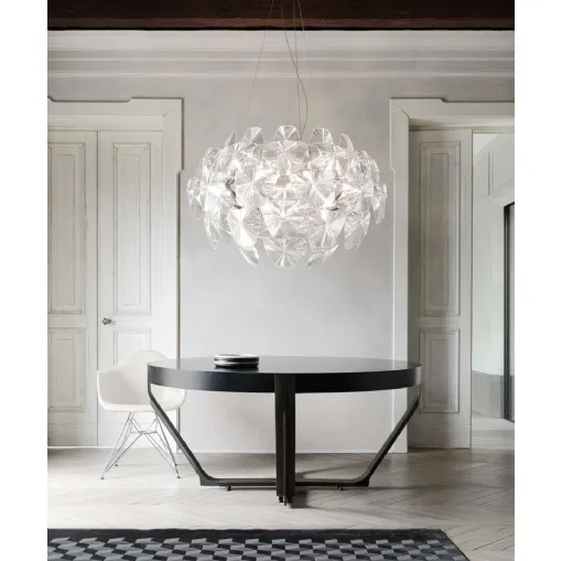 Lampada a sospensione in metacrilato trasparente Hope di Luceplan