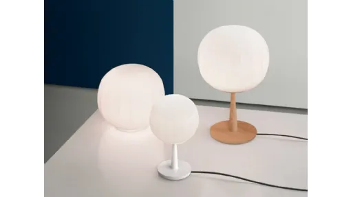 Lampada da tavolo decorativa e versatile in vetro soffiato Lita di Luceplan