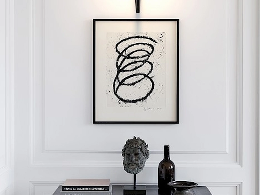 Lampada da parete in pressofusione di alluminio Tick di Rotaliana