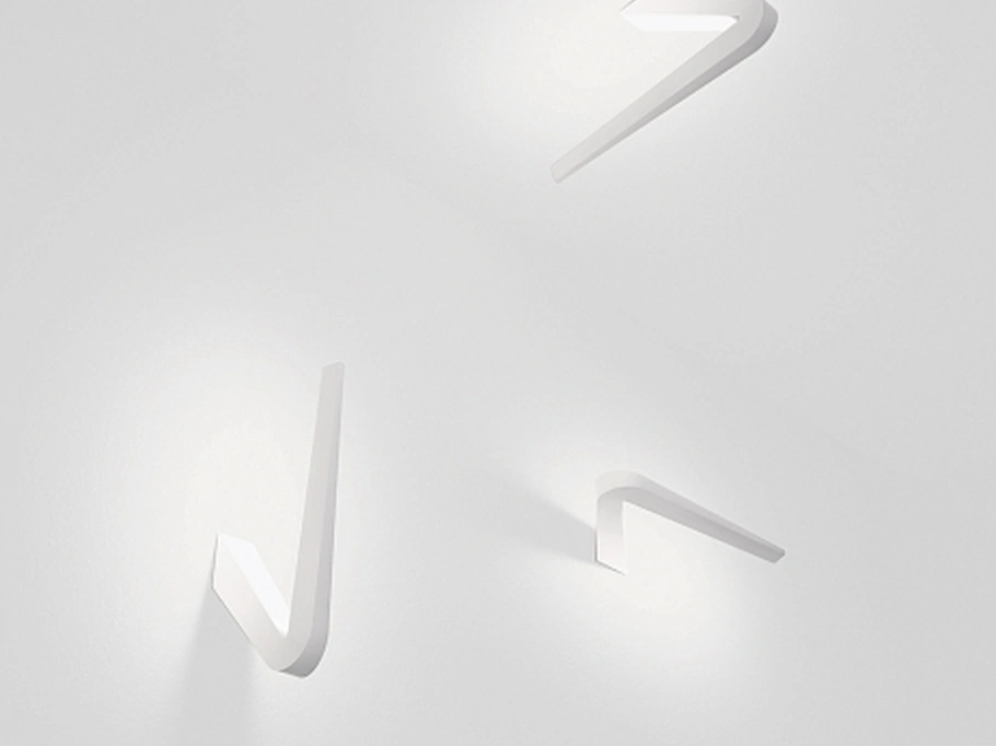 Lampada da parete in pressofusione di alluminio Tick di Rotaliana