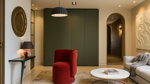 Armadio Ottanta laccato opaco di Voltan