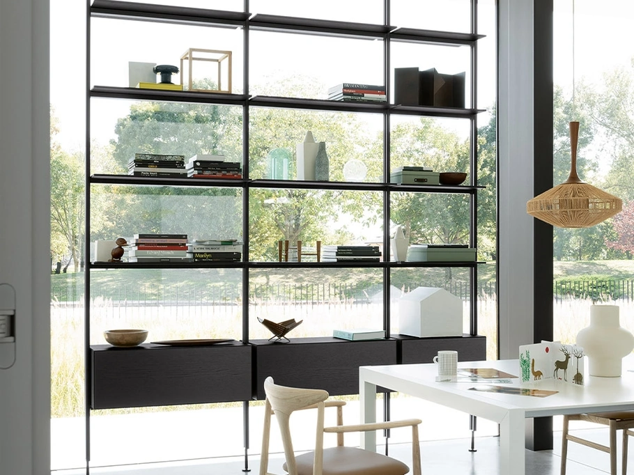 Libreria divisoria Avenue Up di Kristalia