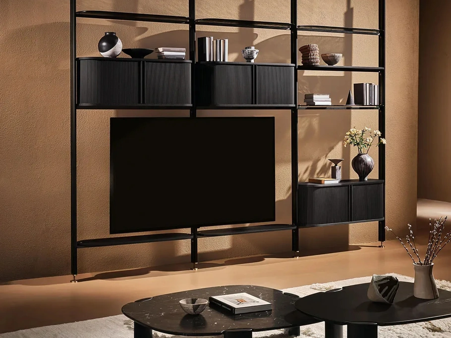 Libreria Stem in legno e metallo di Nature Design