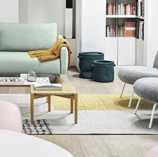 Poltroncina in tessuto imbottita Puffy di Calligaris