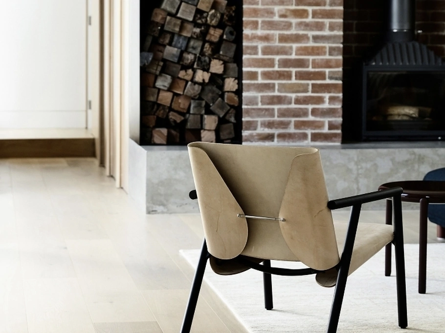 Poltroncina in cuoio 1085 Edition di Kristalia