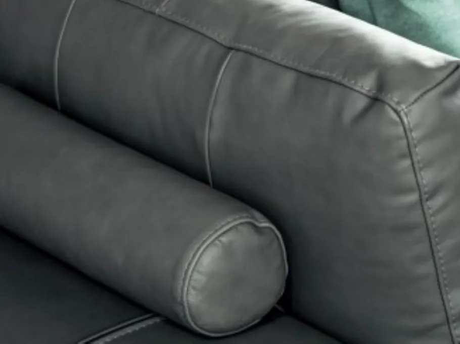 Divano relax in pelle Dado di Calligaris