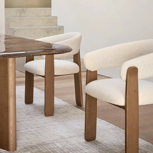 Sedia imbottita Anthea di Calligaris