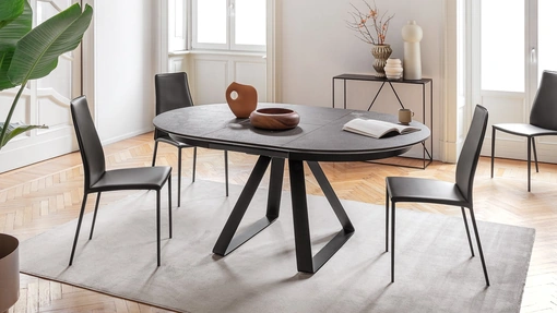 Sedia imbottita Aida di Calligaris