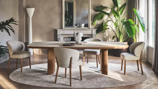 Sedia imbottita Mara di Calligaris