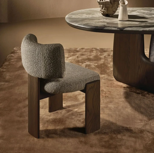 Sedia Trine in tessuto imbottito di Nature Design