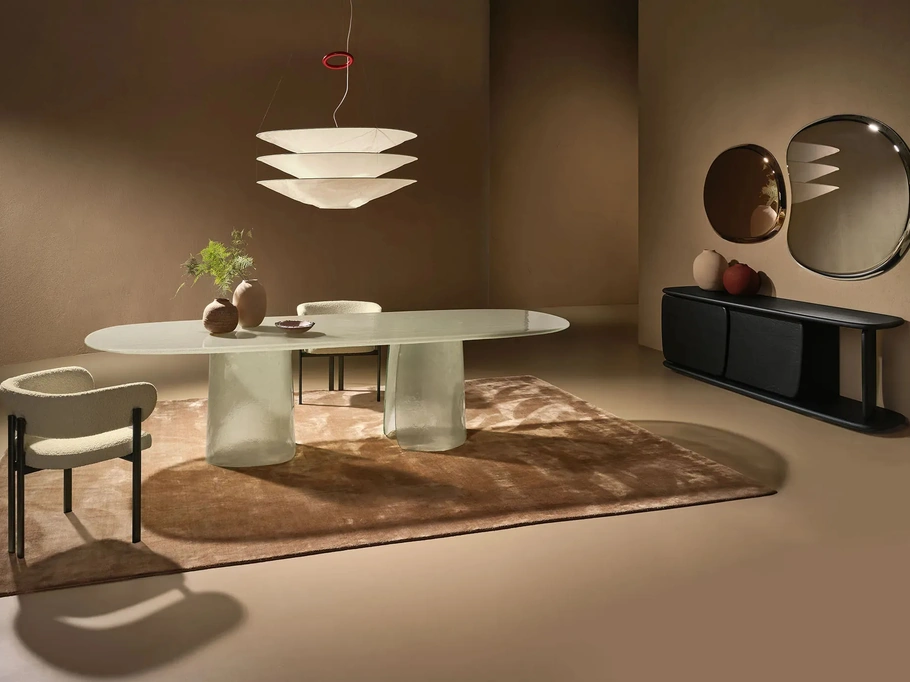 Tavolo in vetro Cinnamon di Nature Design