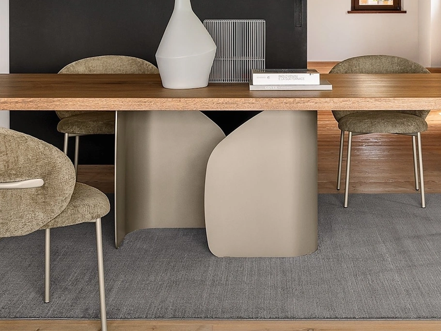 Tavolo in legno rovere massello Twins di Calligaris