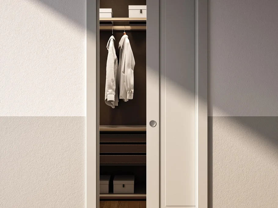 Porta a scomparsa per interni And in laccato opaco di Albed