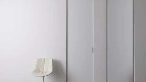 Porta per interni scorrevole Quadra in laccato Bianco di Albed