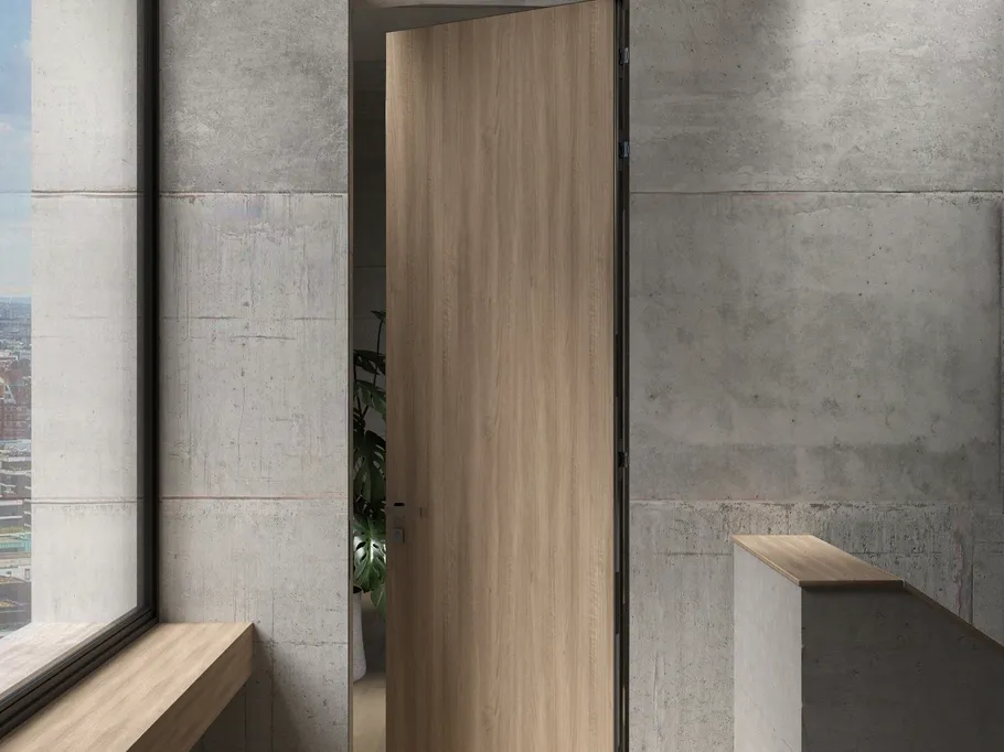 Porta battente a filo muro per interni Suit di Albed