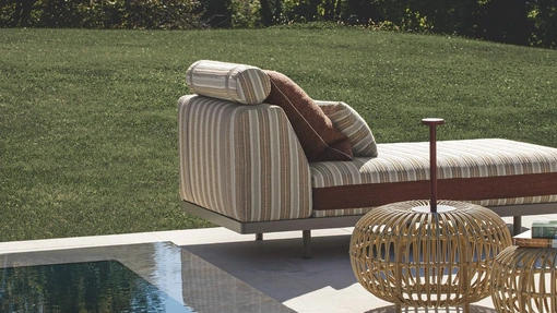 Lettino prendisole Atlas outdoor di Flexteam