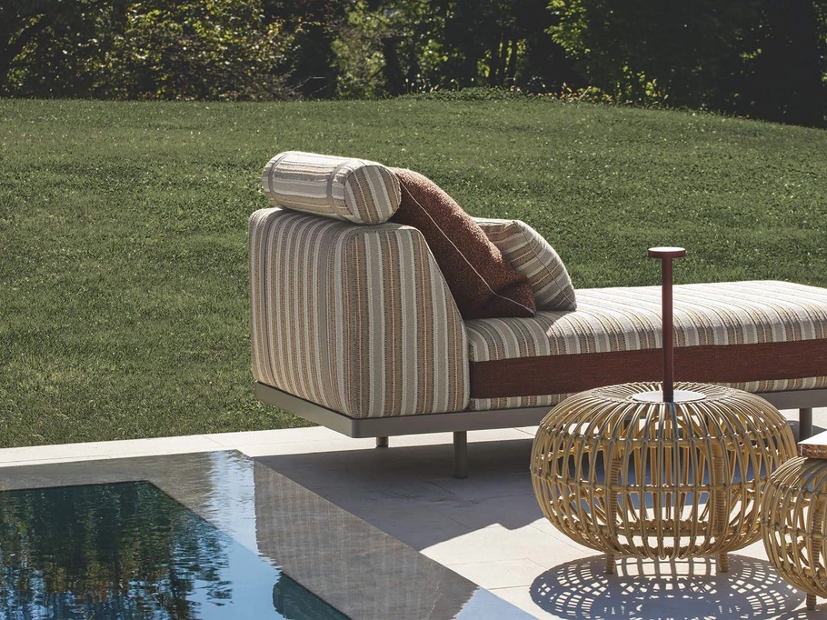 Lettino prendisole Atlas outdoor di Flexteam