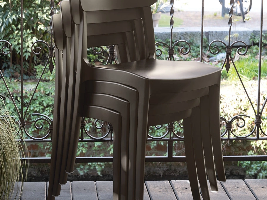 Sedia impilabile Locanda di Connubia Outdoor