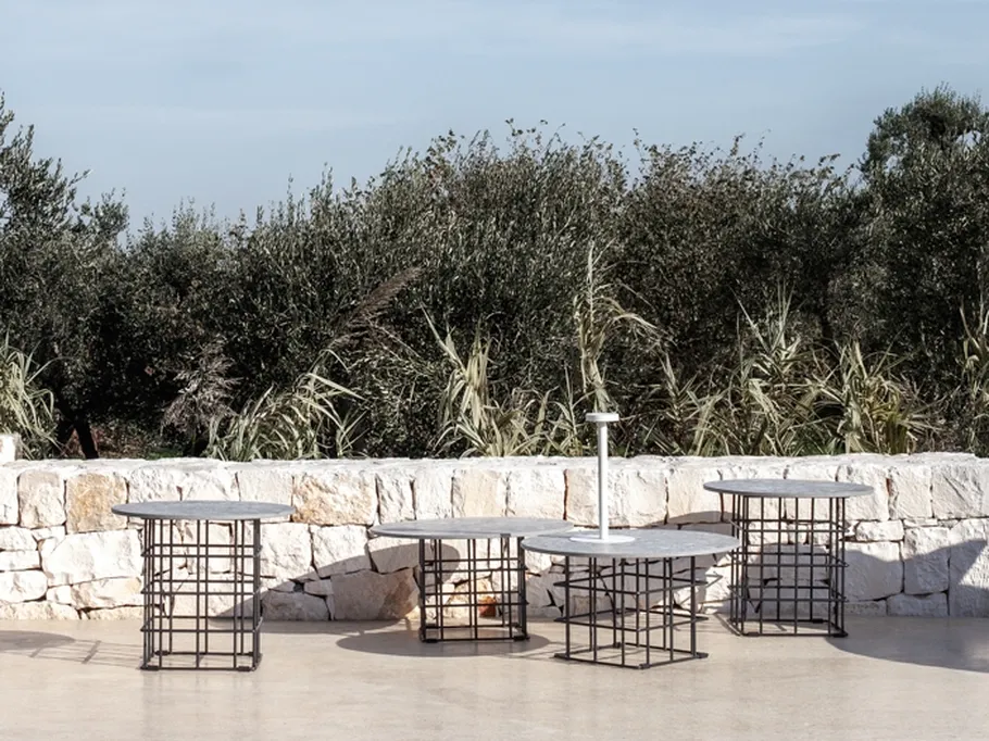 Tavolino da esterno Mesh Outdoor di Flexteam