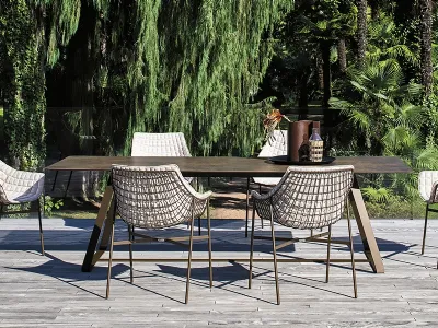 Poltroncina e Tavolo Summer Set di Varaschin